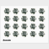 Sticker Rond Croquis Batman Grunge Splatter (Feuille)