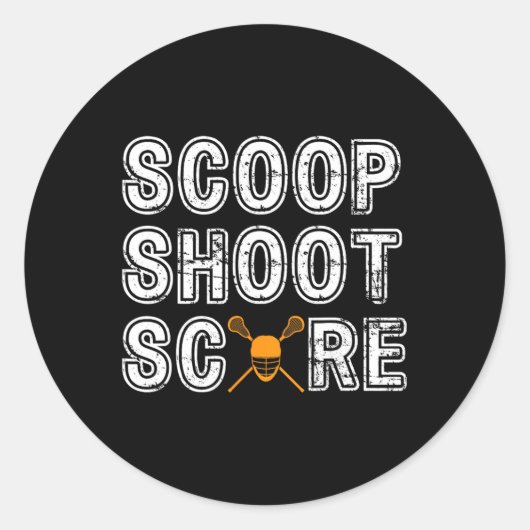 Sticker Rond Crosse de score de tir à l'anneau (Devant)