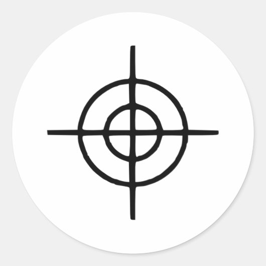 Sticker Rond Crosshairs - Arme (Devant)