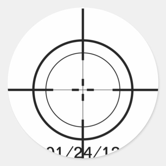 Sticker Rond Crosshire (Devant)