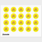 Sticker Rond Crossing (Feuille)