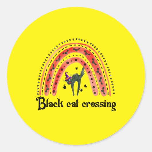 Sticker Rond Crossing (Devant)