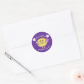 Sticker Rond Croûte mignonne sur toi Jeu de Saint Valentin (Enveloppe)