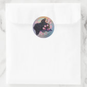 Sticker Rond Crow naissant (Sac)