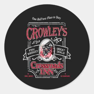 Sticker Rond Crowley'S Crossroads Inn