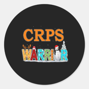 Sticker Rond Crps Complexe Sensibilisation régionale au syndrom