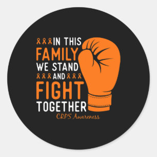 Sticker Rond Crps Sensibilisation Famille Combattante Soutien B