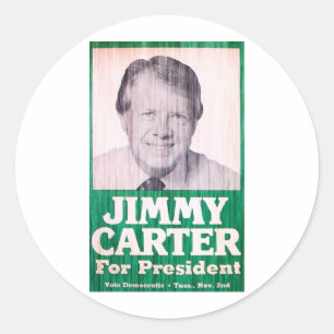 Sticker Rond Cru de Jimmy Carter