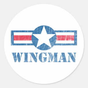 Sticker Rond Cru de Wingman
