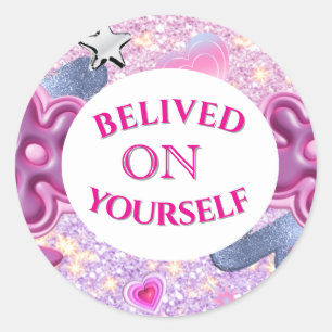 STICKER ROND CRU EN VOUS-MÊME