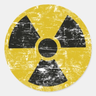 Sticker Rond Cru radioactif