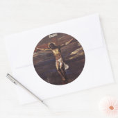 Sticker Rond Crucifixion (Enveloppe)