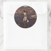 Sticker Rond Crucifixion (Sac)