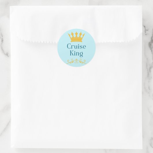 Sticker Rond Cruise King (Sac)