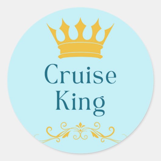 Sticker Rond Cruise King (Devant)