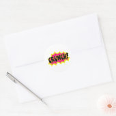 Sticker Rond Crunch ! (Enveloppe)
