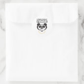 Sticker Rond Crunk Panda (Sac)