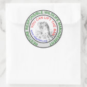 Sticker Rond CRWM Levez l'interdiction ! (Sac)