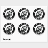 Sticker Rond Cryptohelix - SFxSF (Feuille)