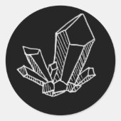 Sticker Rond Crystal (Devant)