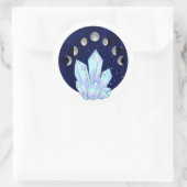 Sticker rond Crystal Classic Phase Lune (Sac)