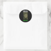 STICKER ROND CRYSTAL INDICA SATIVA (Sac)