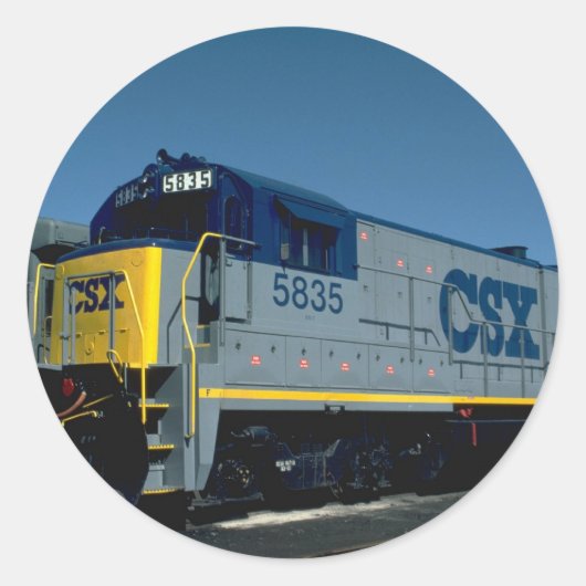 STICKER ROND CSX GE B36-7 (Devant)