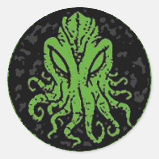 Sticker Rond Cthulhu (Devant)