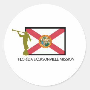 STICKER ROND CTR DE LA MISSION LDS DE LA FLORIDE JACKSONVILLE