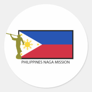 STICKER ROND CTR DE LA MISSION LDS DE NAGA DE PHILIPPINES