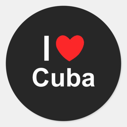 Sticker Rond Cuba (Devant)