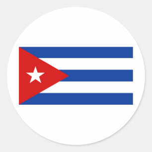 Sticker Rond Cuba