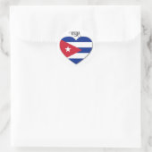 Sticker Rond Cuba Love (Sac)