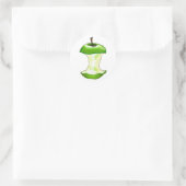 Sticker Rond Cube Carapace de pomme (Sac)