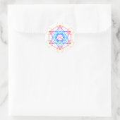 Sticker Rond Cube Metatron (Couleur 2) (Sac)