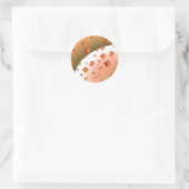 Sticker Rond Cubes et cœurs flottants (Sac)