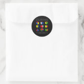 Sticker Rond Cubing Maman Speed Cubing Math (Sac)