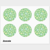 Sticker Rond Cucumber funny (Feuille)