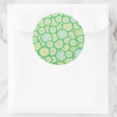 Sticker Rond Cucumber funny (Sac)