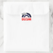 STICKER ROND CUIR / BD ARC-EN-CIEL (Sac)