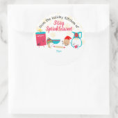 Sticker Rond Cuire ingrédients de cuisson Noël à partir de (Sac)