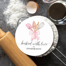 Cuisiné avec amour aquarelle personnalisé