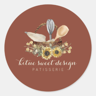 Sticker Rond Cuisine Cuisine Cuisine Cuisine Cuisine Cuisine Cu