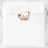 Sticker Rond Cuisine Fraise Jardin Maisons de Fées (Sac)