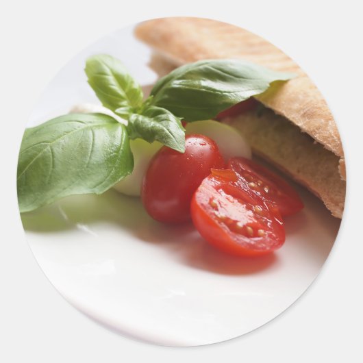 Sticker Rond Cuisine italienne (Devant)