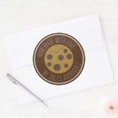 Sticker Rond Cuisine maison au chocolat Chip Cookie (Enveloppe)