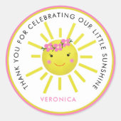 Sticker Rond Cuisine Notre Petit Merci D'Anniversaire (Devant)