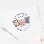 Sticker Rond Cuisiné Personnellement Par Pâtisseries De Grille  (Enveloppe)