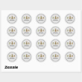 Sticker Rond Cuisson avec amour (Feuille)