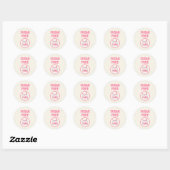 Sticker Rond Cuisson sans sucre (Feuille)